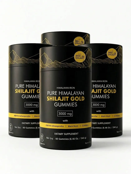 Pure Himalayan Shilajit Gold Gummies - 4 pack